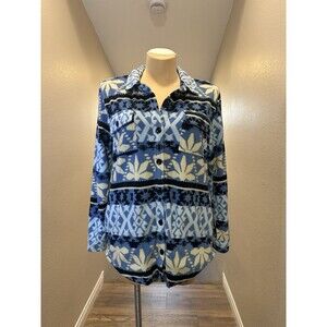 O'Neill XL Women's Collins Fleece Shirt Blues